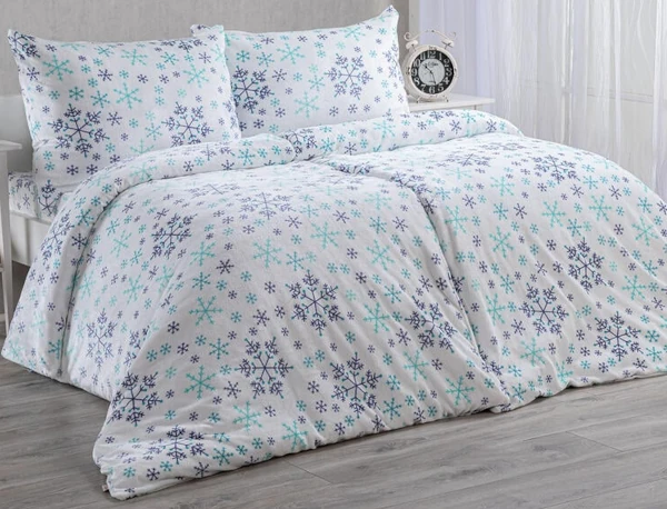 povlečení s vánočním motivem vločky