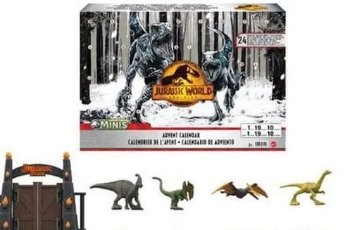 JURASSIC WORLD - ADVENTNÍ KALENDÁŘ jurský svět
