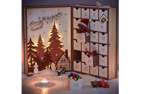 Adventní kalendář šuplíčky